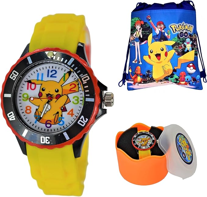 Pokemon - Reloj de Pulsera analógico Unisex de Cuarzo con ...