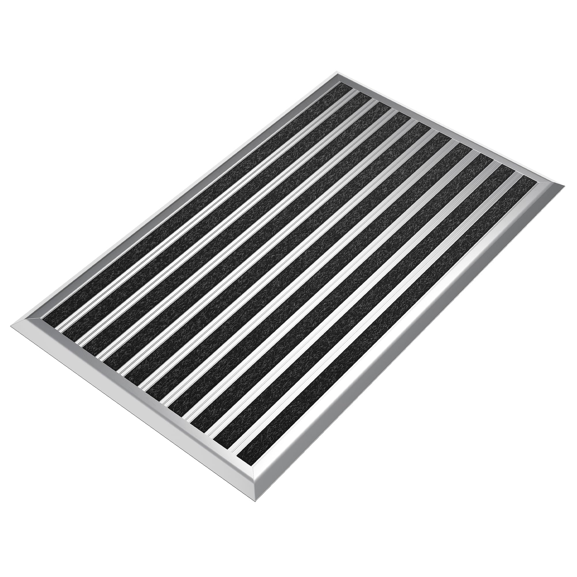 Outdoor grey door mat 55 x 90 cm, aluminum doormats, outdoor doormat, heavy duty door mats outside, welcome door mat, dirt trap outdoor mat, house entrance doormat, heavy duty door mat dirt trapper.