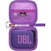Mchoi Hard Storage Case for JBL Go 4 Ultra Portable Bluetooth Speaker (Purple, Case for JBL GO 4)