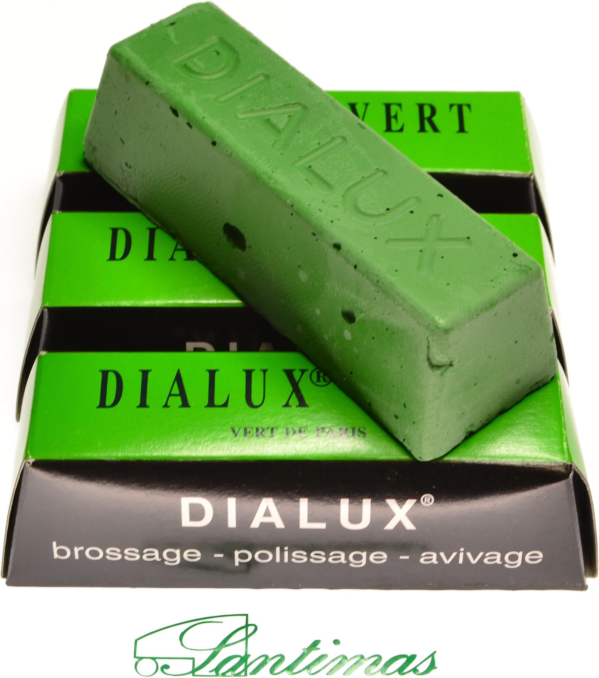 Polishing Compound for Platinum, White Gold, Chrome, and Stainless "Dialux" 3psc.germany