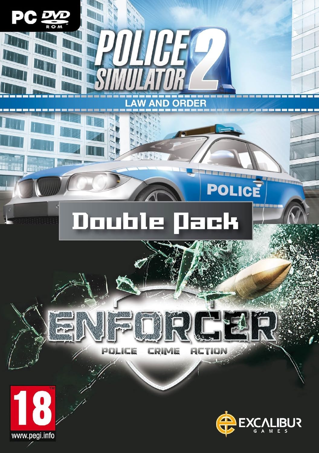 Law And Order Double Pack Enforcer And Police Simulator 2 Pc Dvd Amazon Co Uk Pc Video Games