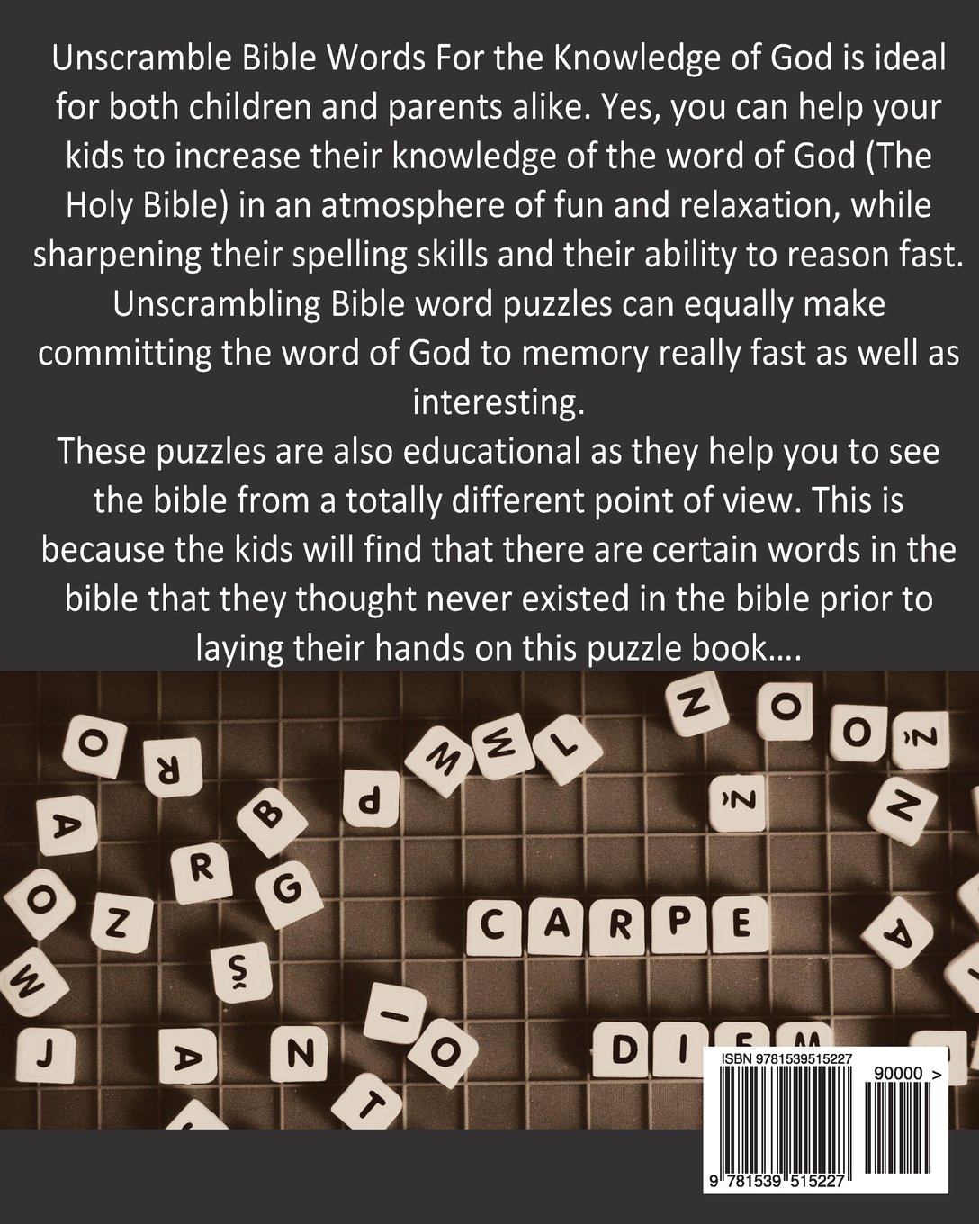 Amazoncom Unscramble Bible Word Puzzles For Adults Kids - 