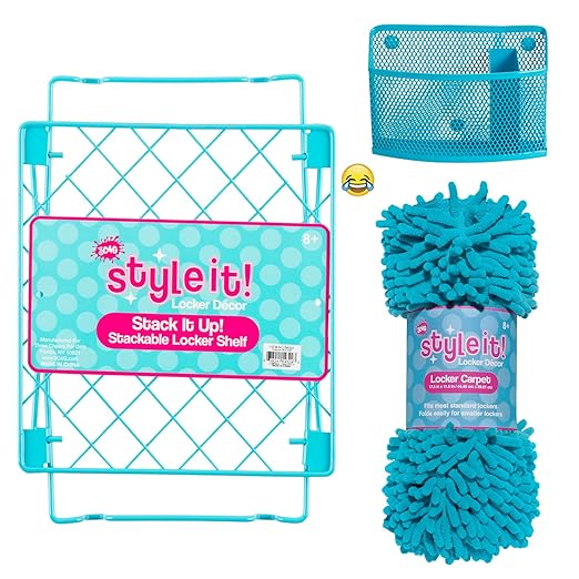School Locker Organizer Kit Accessories and Decoration