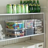 Citylife 6 Pack 3L Small Storage Boxes with Lids Transparent Stackable view 3