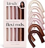 Kitsch Satin Flexi Rod Heatless Hair Curler Set Rosewood 6pcs view 8