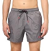 HUGO Mens Reversed Logo Swim Trunks