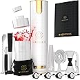 BarDeluxe® Pro Mixology Bartender Kit, 12-Piece Cocktail Shaker Set | Drink Shakers Cocktail Set, Bartending Kit, Bar Kit | Bar Kits for Bartender Home, Cocktail Kit, Bar Mixing Set, Bar Set (White)