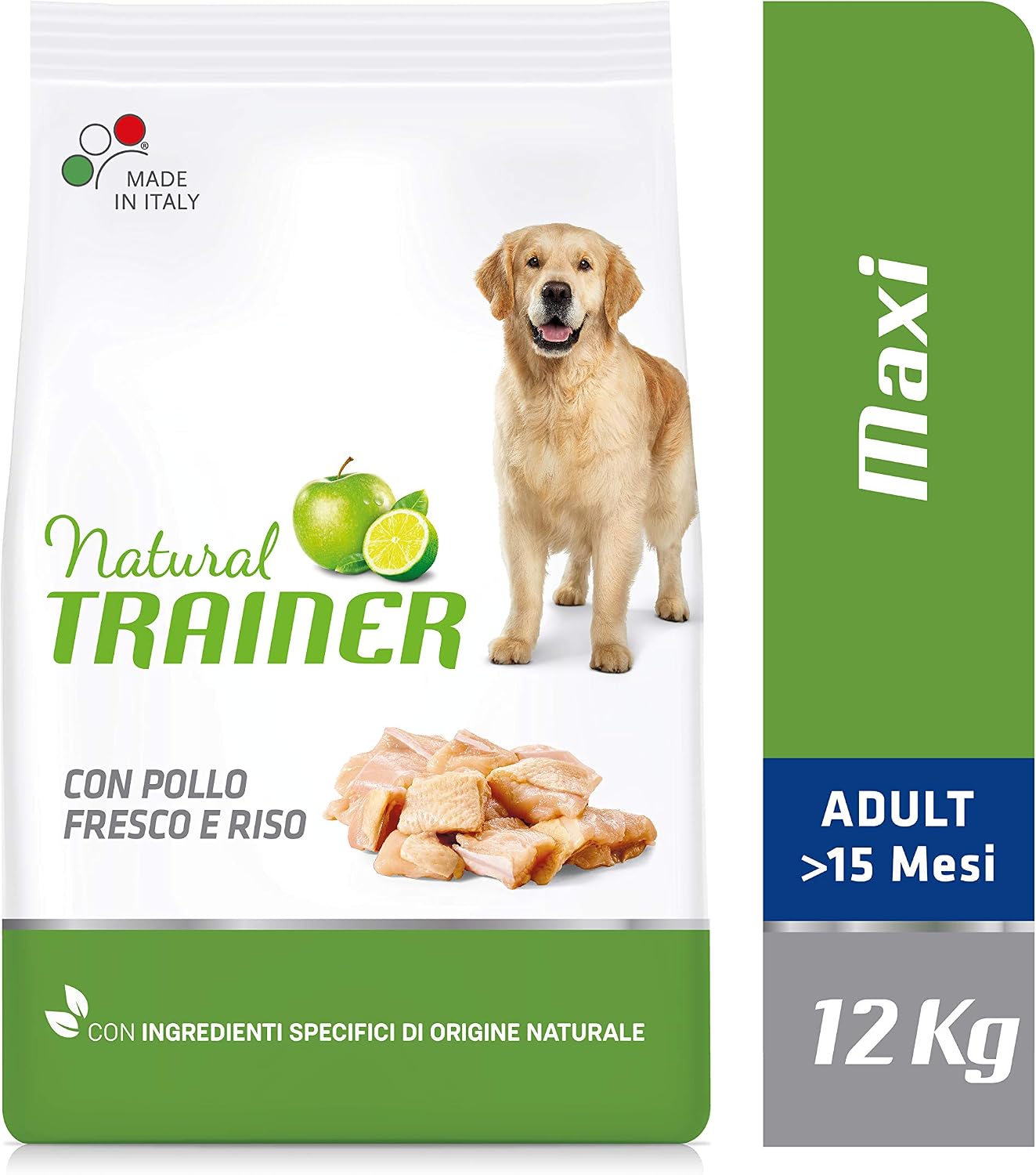 Natural Trainer Maxi Food for Adult Dogs with Chicken - 12 kg, multi-coloured, 12 kg (Pack of 1) - Image 4