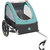 Retrospec Rover Kids Bicycle Trailer Single and Double Passenger Children&rsquo;s Foldable