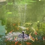 AMZtime Solar Fountain with 6 Nozzles Outdoor Water Feature view 9