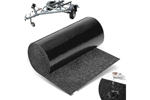 Carpet for Boat Trailer Bunks - 11.8" x 19.6ft Heavy Duty Marine Grade Carpeting, Waterproof & UV Resistant Replacement Paddi