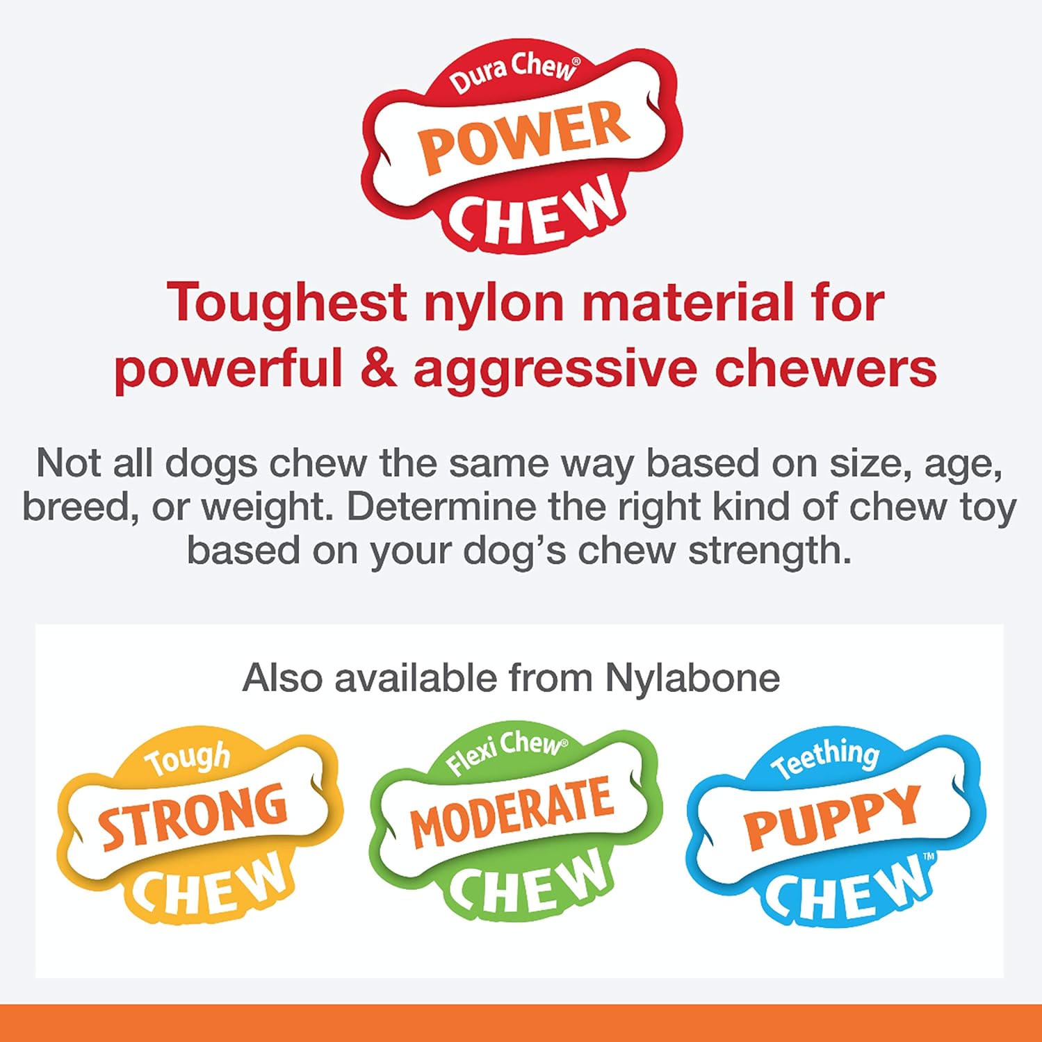 Pet Supplies : Pet Chew Toys : Nylabone Power Chew, Textured Dog Chew Ring Toy, Flavor Medley, X-Large/Souper - 50+ lbs. : 