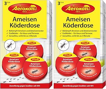 Aeroxon Ameisenfalle 2x3 Dosen Amazon De Garten