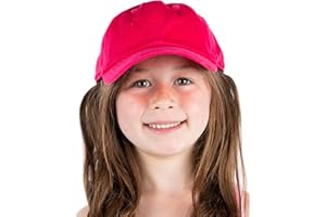 Funky Junque Kids Toddler Girl Boy Low Profile Washed Cotton Baseball Cap Hat