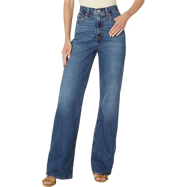 Levi's® Womens Ribcage Straight Ankle Let's Share 27x27 at Amazon
