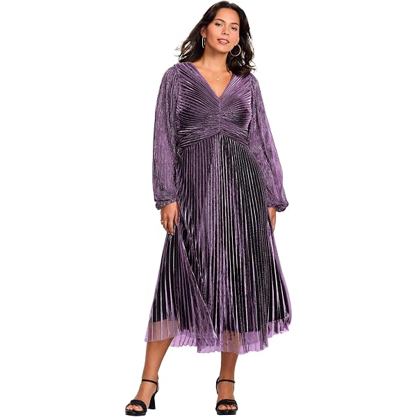 Amazon.com: Avenue Women's Plus Size Nina Sequin Wrap Dress - 14, Midnight  : Clothing, Shoes & Jewelry