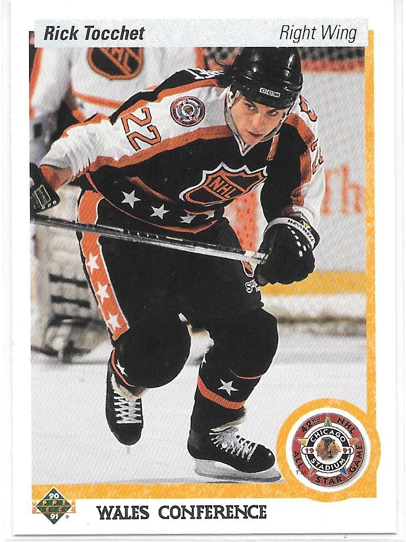 Rick Tocchet 199091 Upper Deck Philadelphia Flyers All Star Card 488
