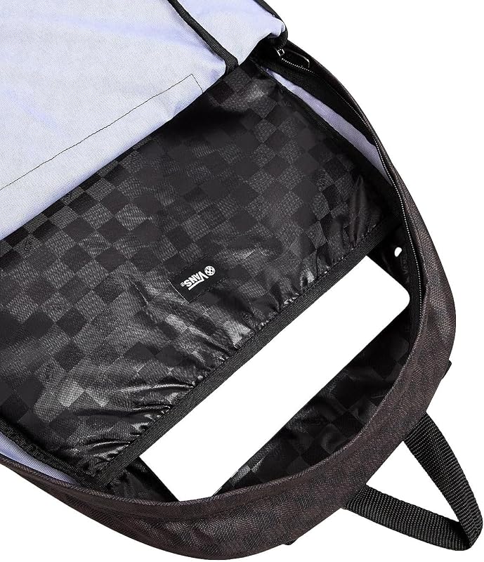 Old Skool Check Backpack VN000H4XBA51, Unisex backpacks, Black, One size EU