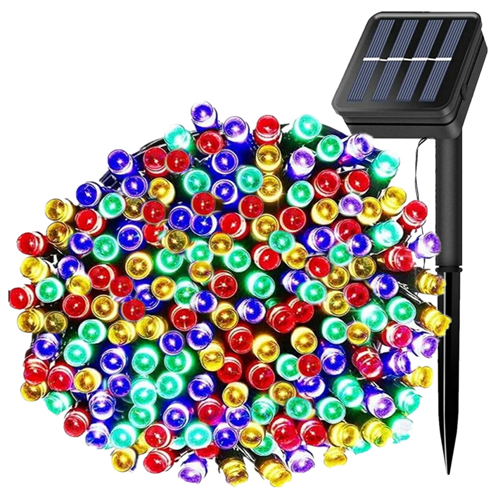 FANSIR Solar String Lights,108ft 300 LED Outdoor String Solar Powered Fairy Lights Waterproof 8 Modes Garden Decorative Light for Tree, Patio, Garden, Yard, Home, Wedding, Party (Multicolor)