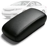 AOMSAZTO Armrest Cover for Civic Honda 2012-2015 Black Center Console Pad for Civic