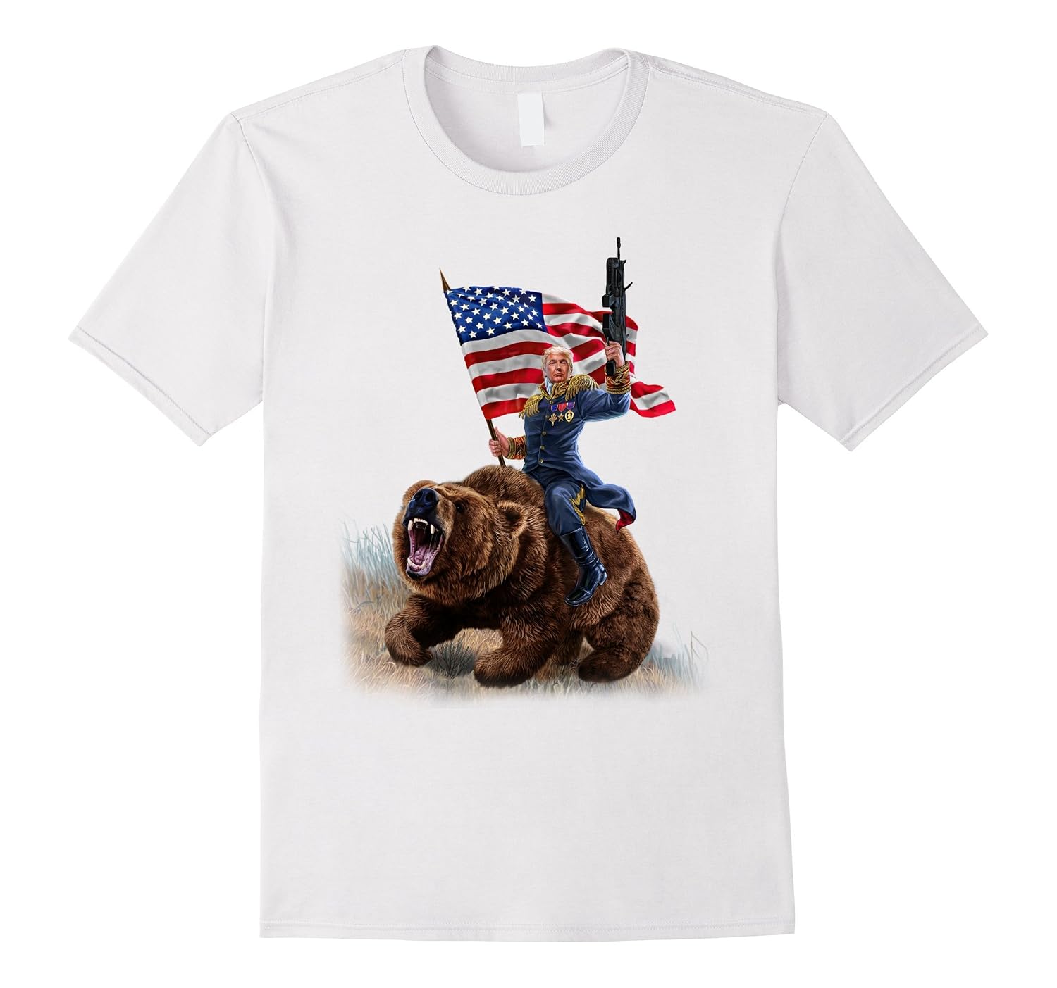 Donald Trump Teddy Bear – 60 Cm Plush President Bear With Zippered Back & Flag Blanket, Republican Party Novelty Gift - View #10