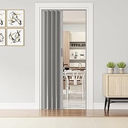 48" W Premium Foldable Accordion Doors, Double