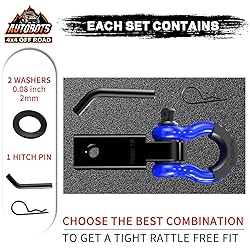 AUTOBOTS Tow Hitch Receiver 2", 45,000 Lbs Break