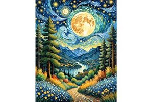 JATOK Paint by Numbers Kits for Adults, Painting Kits for Beginners On Clear Symbols Colored Canvas, Easy DIY Acrylic Pigment