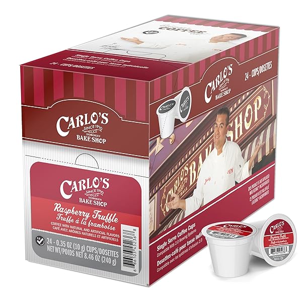 CAKE BOSS COFFEE, RASPBERRY TRUFFLE, 8.4 OZ, 24 COUNT