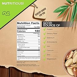 NUT CRAVINGS - Brazil Nuts Roasted & Salted - No