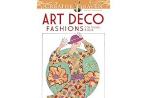 Creative Haven Art Deco Fashions Coloring Book