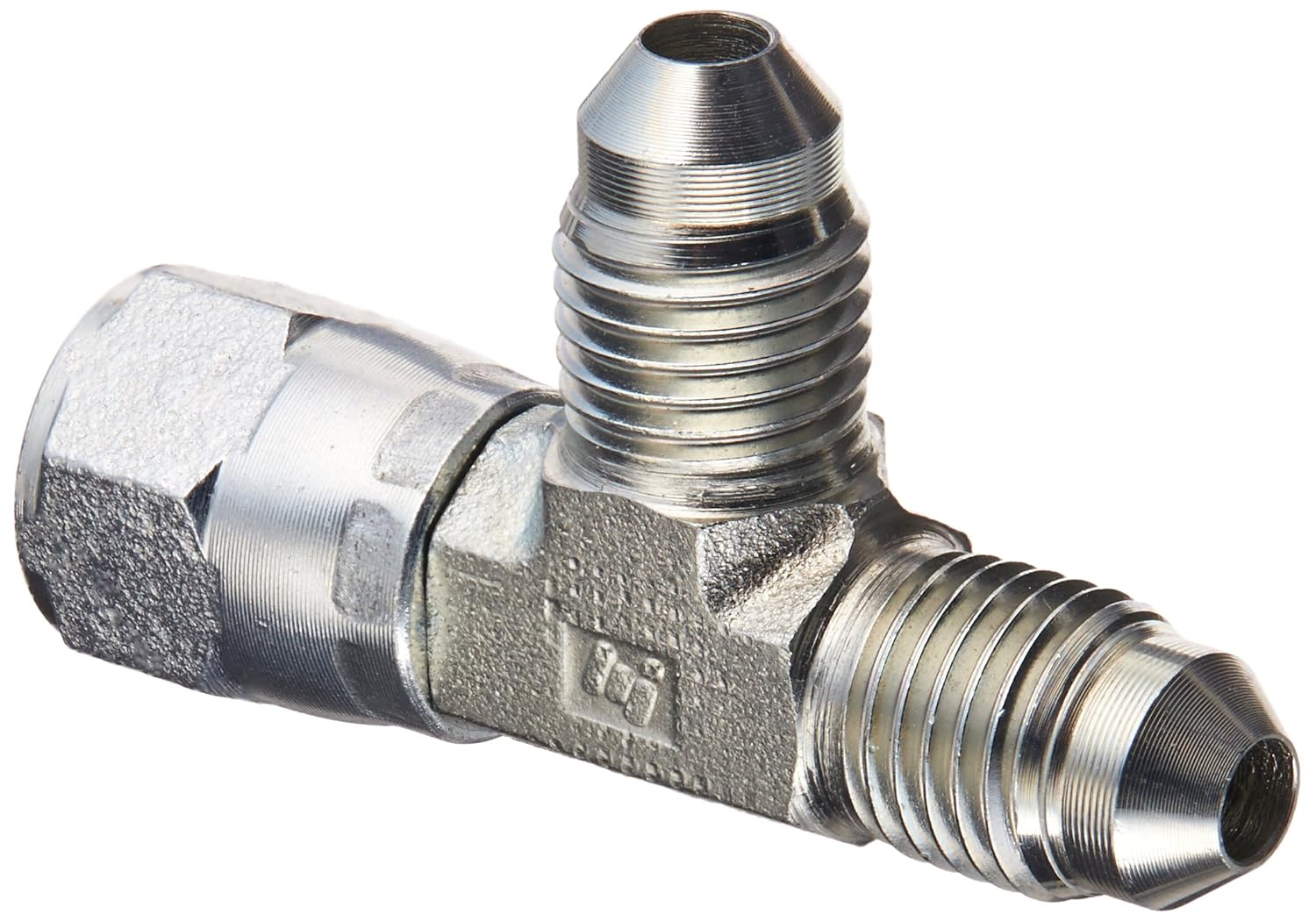 Fittings 7/1620 SAE x 7/1620 SAE x 7/1620 SAE Thread 1/4 Male JIC x 1/4 Female JIC Swivel x 1