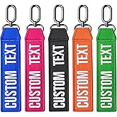 Personalized Embroidery Keychain, Custom Double Sided Embroidery Luggage Tags, Name Key Chain, Colorful Women/Men Keychains Private Fobs, Personalized Gift for Couples, Families, Friends