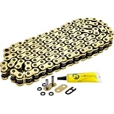 NICHE Gold 428 X-Ring Chain 120 Links with Connecting Master Link | Replaces OEMs Yamaha 9Y581-33119-00