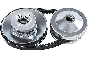 GESEXI 30 Series 3/4" Bore GO Kart CVT Torque Converter Clutch Kit 3/4" Bore Driver Asymmetric Clutch + 5/8'' Bore 6" Driven Clutch + 203589 Drive Belt