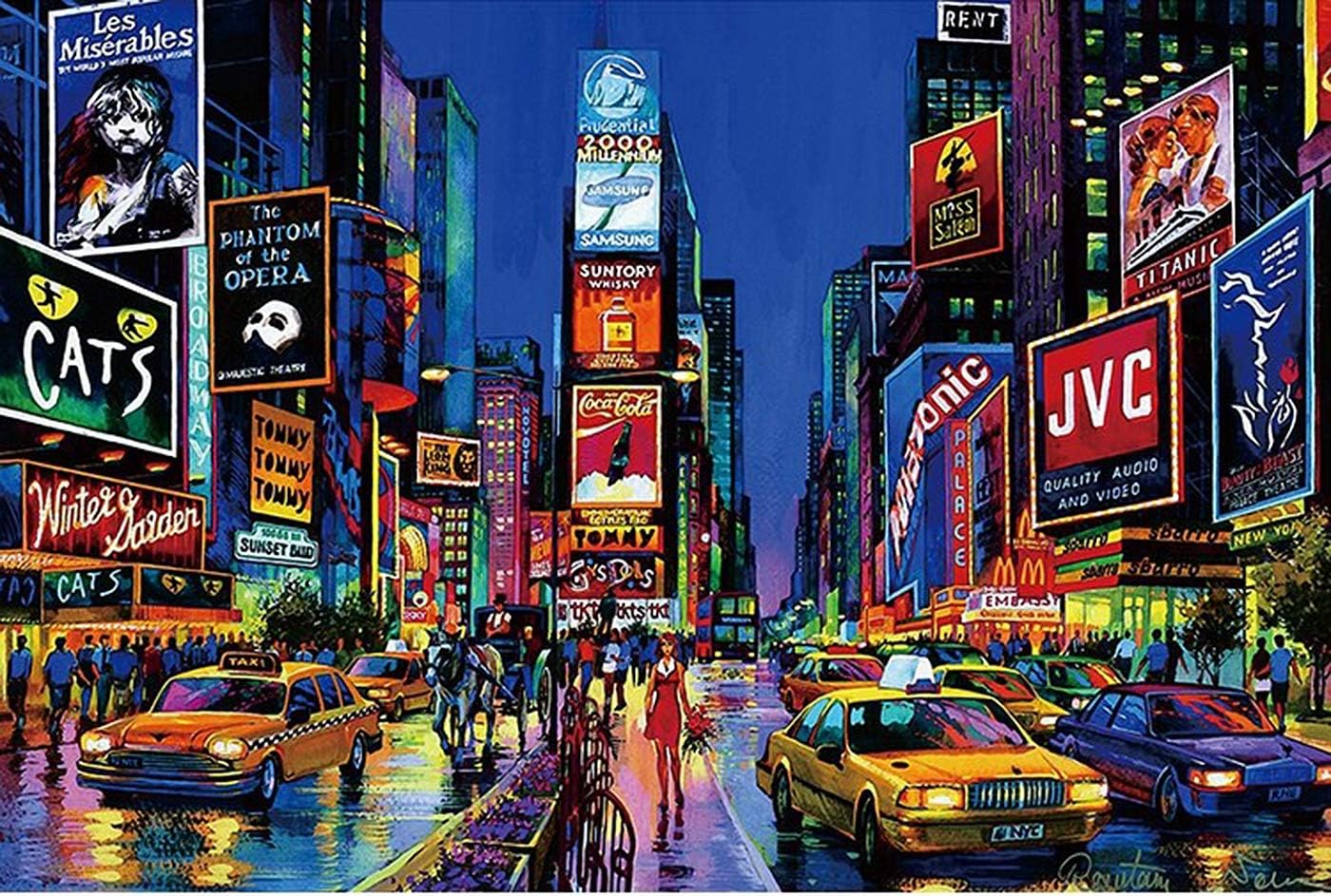 ZFCGEE Puzzles for Adults 1000 Pieces, Art Painting Jigsaw Puzzle for Scenery Pattern Gift Family Fun Game (Scenery A)