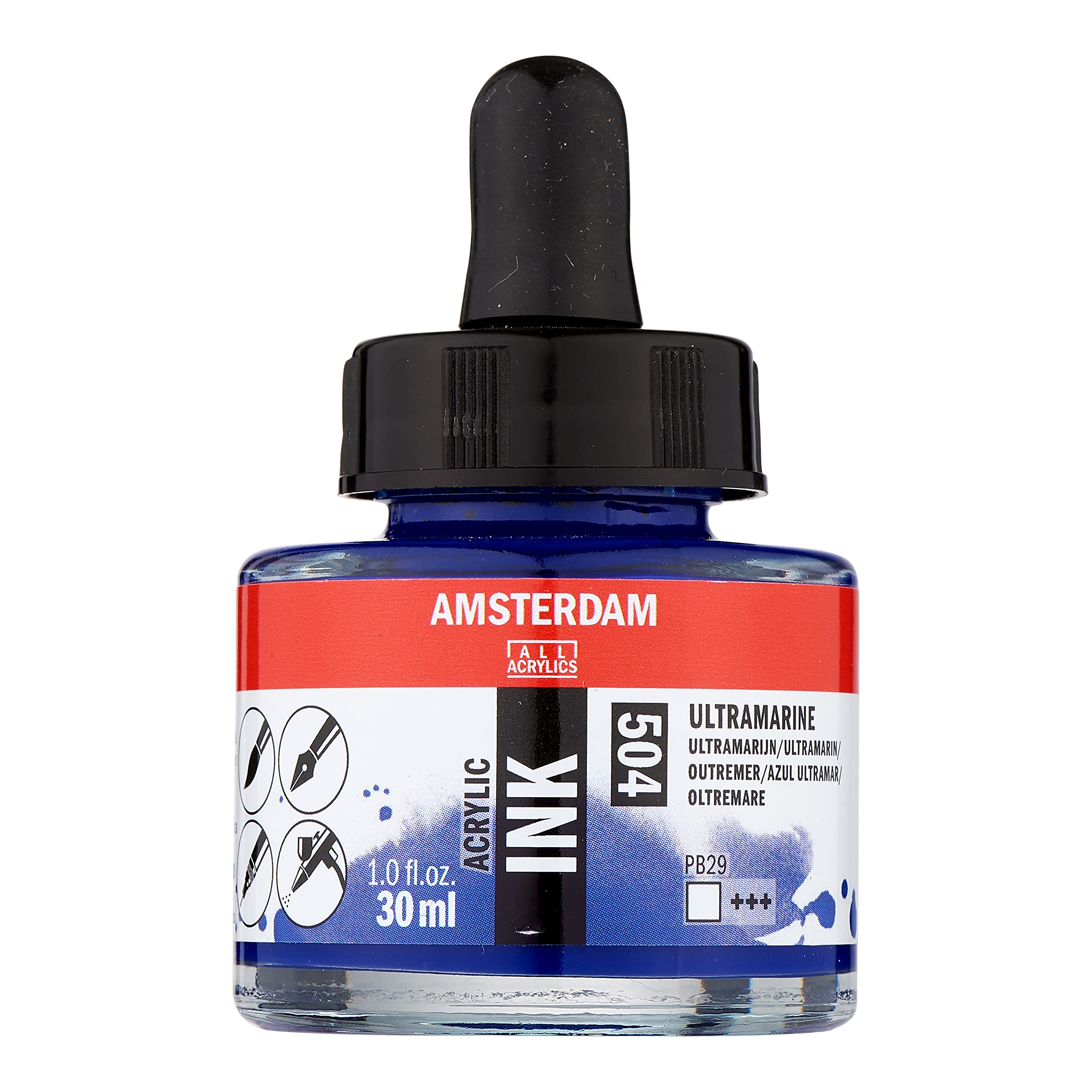 OFITURIA Amsterdam ACRYLC Ink ULT.Marine, Ultramarine, One Size
