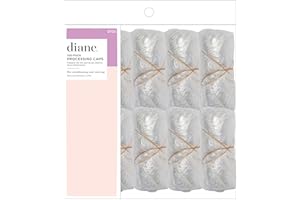 Diane Disposable Clear Processing Hair Caps, For Salons, DIY, Conditioning, Dyeing, Hair Treatments, Bag of 100, D722