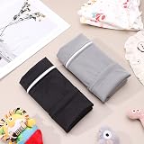 Heyu-Lotus 2 Packs Wet Bag Waterproof Reusable Wet Dry Bags 36x28cm Black Grey view 7