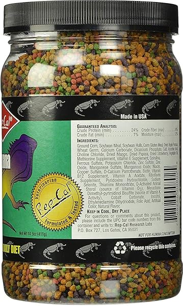 REP-CAL SRP00802 JUVENILE IGUANA FOOD, 14.5-OUNCE