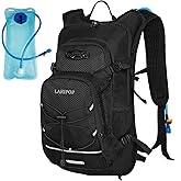 LARIPOP Hydration Backpack, 18L Hiking Backpack with 2L Water Bladder, Lightweight Water Pack for Cycling, Hiking, Biking