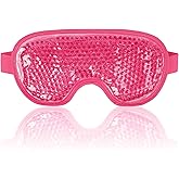 NEWGO Cooling Eye Mask for Puffy Eyes, Cold Eye Mask Eye Ice Pack for After Eyes Surgery, Tension Stress Relief, Headaches, D