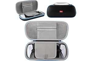 CESTMALL Carrying Case for Playstation Portal Remote Player, Travel Storage Case for PS5 Portal 2023 Controller & Accessories, Hard Shell Waterproof Travel Bag with Storage Mesh Pocket for Playstation Portal