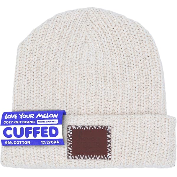 Amazon.com: Love Your Melon Beanie Unisex Gemini Natural Pom  display picture 1