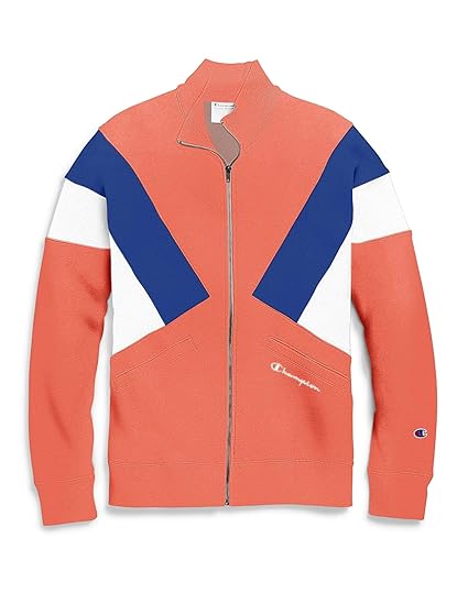 champion jacket mens orange