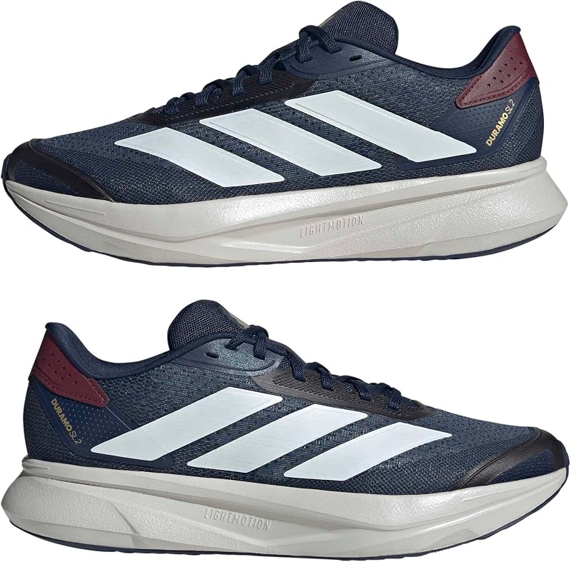 Homme Duramo SL 2 Running Shoes, Night Indigo/Cream White/Gold met., 42 EU — photo 8 sur 8