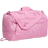 adidas Defender Duffel Bag, Tropic Bloom/Clear Pink, OSFA | Ventilated Shoe Compartment, Adjustable Shoulder Strap, Rolls With Your Suitcase, Built To Last, Gym &amp; Travel Ready