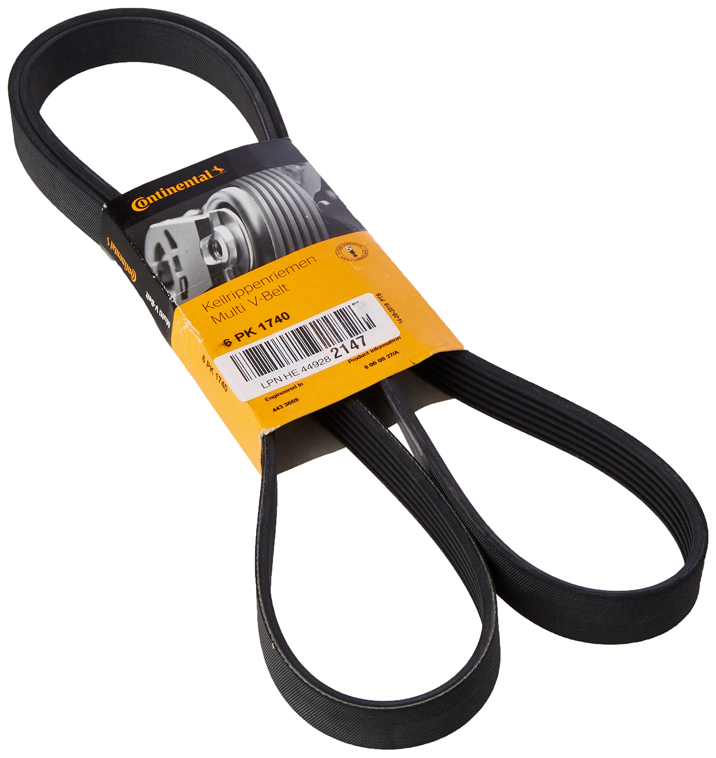 Contitech 6PK1740V-Ribbed Belt