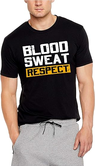 blood sweat and respect t shirt