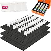 3 Packs DIY-Cut EVA Foam Insert with 300PCs Embroidery Floss Bobbins, Embroidery Floss Organizer for Bisley MultiDrawer Cabinet or 15*11-inch Multi-drawer Cabinet, Cross Stitch Storage, Set of Sewing